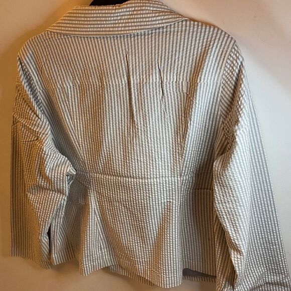 Isaac Mizrahi fashionable motorcycle jacket 22 W - Picture 5 of 11